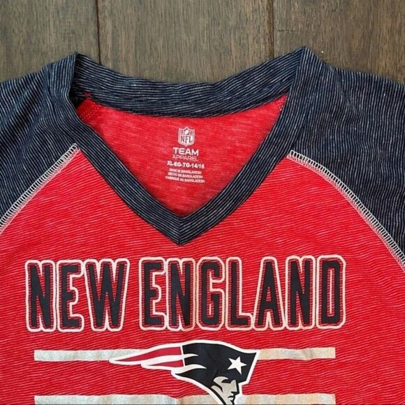 NFL New England Patriots Tee Girls XL 14/16 NWT - Picture 3 of 5